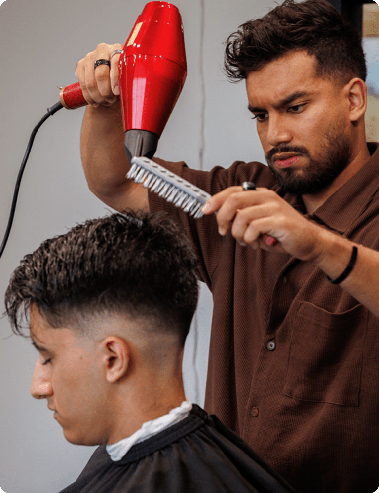Textured crop haircut in Glendale Heights