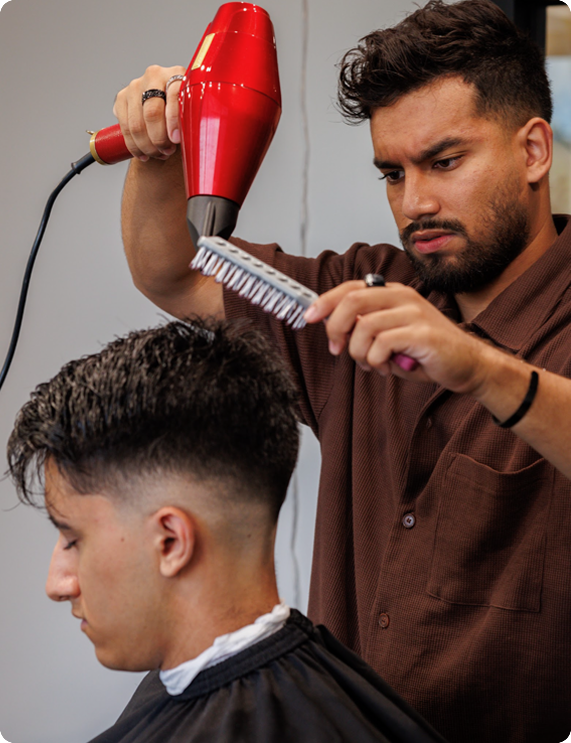 Textured crop haircut in Glendale Heights