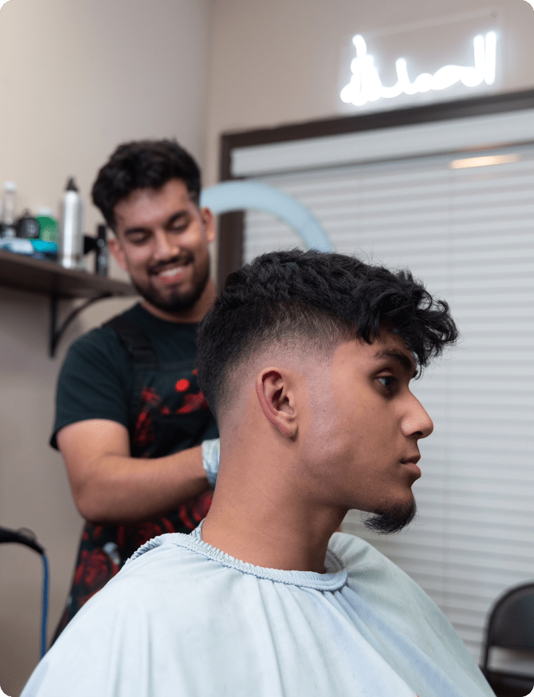Precision beard sculpt and haircut by Nasib